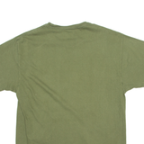 CHAMPION Mens T-Shirt Green Crew Neck L