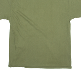 CHAMPION Mens T-Shirt Green Crew Neck L