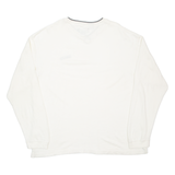 CHAPS RALPH LAUREN Mens T-Shirt Cream Long Sleeve V-Neck XL