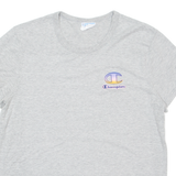 CHAMPION Womens T-Shirt Grey L