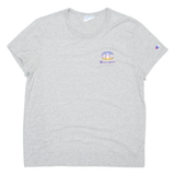CHAMPION Womens T-Shirt Grey L