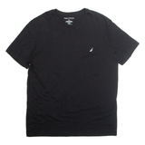 NAUTICA Mens T-Shirt Black 2XL