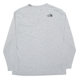 THE NORTH FACE Womens T-Shirt Grey Long Sleeve M