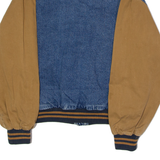 DUBROOKE Appleton Papers Inc Mens Bomber Jacket Blue 90s USA L