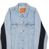 LEVI'S Mens Denim Jacket Blue Colourblock M