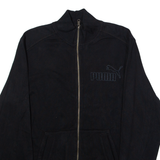 PUMA Mens Track Jacket Black Jersey XL