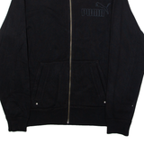 PUMA Mens Track Jacket Black Jersey XL