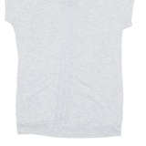 ADIDAS Drawstrings Womens T-Shirt Grey UK 8