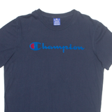 CHAMPION Mens T-Shirt Blue M