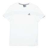 ADIDAS Mens T-Shirt White XXS