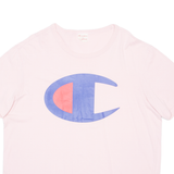 CHAMPION Mens T-Shirt Pink L