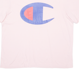 CHAMPION Mens T-Shirt Pink L