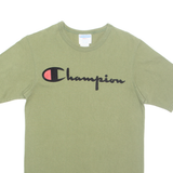 CHAMPION Mens T-Shirt Green S