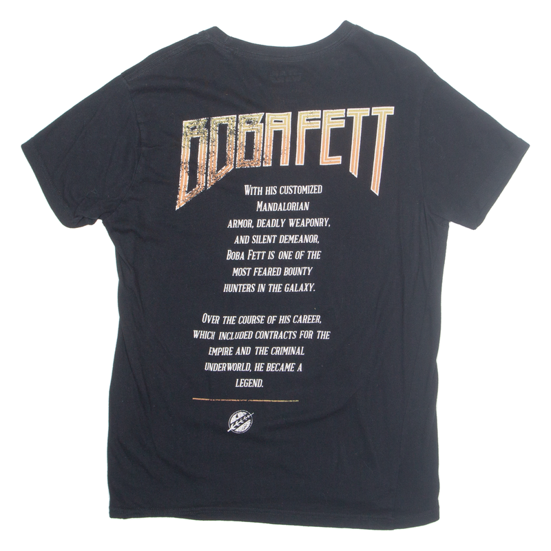 STAR WARS Boba Fett Mens T-Shirt Black M