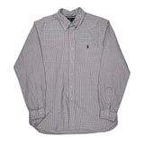 Ralph Lauren Checked Shirt - Large Pink Cotton