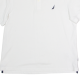 NAUTICA Mens Polo Shirt White M