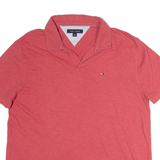 TOMMY HILFIGER Mens Polo Shirt Red L