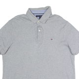 TOMMY HILFIGER Mens Polo Shirt Grey L