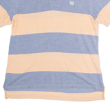 CHAPS Mens Polo Shirt Pink Striped M