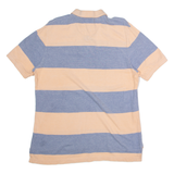 CHAPS Mens Polo Shirt Pink Striped M