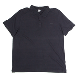 CALVIN KLEIN Mens Polo Shirt Black XL