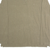 NAUTICA Mens Polo Shirt Green Long Sleeve XL