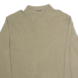 NAUTICA Mens Polo Shirt Green Long Sleeve XL