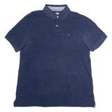 TOMMY HILFIGER Mens Polo Shirt Blue XL