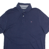 TOMMY HILFIGER Mens Polo Shirt Blue M