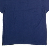 CALVIN KLEIN Mens Polo Shirt Blue Striped L