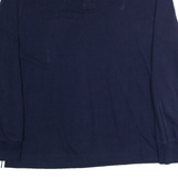 NAUTICA Mens Polo Shirt Blue Long Sleeve L