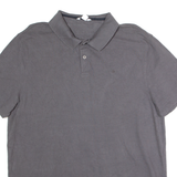 CALVIN KLEIN Mens Polo Shirt Grey XL