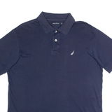 NAUTICA Mens Polo Shirt Blue M