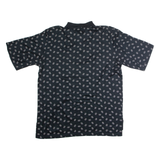 POLO RALPH LAUREN Mens Polo Shirt Black Polka Dot L