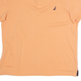 NAUTICA Slim Fit Mens Polo Shirt Orange L