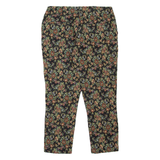 TOP SHOP Floral Womens Trousers Black Regular Tapered W28 L23
