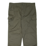 BLUE RIVER Cargo Mens Trousers Green Relaxed Tapered W42 L32