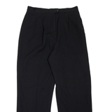 Womens Trousers Black Relaxed Tapered W28 L27