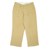 MOBIL ELASTO Womens Trousers Beige Relaxed Straight Wool W30 L24