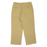 MOBIL ELASTO Womens Trousers Beige Relaxed Straight Wool W30 L24