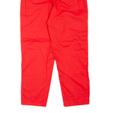 C.V Womens Trousers Red Regular Mom 90s W24 L28