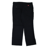DICKIES Workwear Womens Trousers Black Relaxed Straight W38 L29