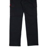 DICKIES Cargo Workwear Womens Trousers Black Slim Straight W29 L30