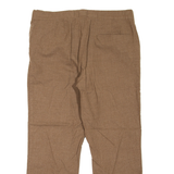 COS Womens Trousers Brown Regular Tapered Wool W34 L26