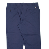 DICKIES 874 Workwear Mens Trousers Blue Regular Straight W42 L30