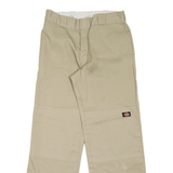 DICKIES Workwear Mens Trousers Beige Loose Straight W31 L30