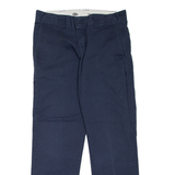 DICKIES Workwear Womens Trousers Blue Slim Tapered W30 L30