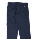 DICKIES Workwear Womens Trousers Blue Slim Tapered W30 L30