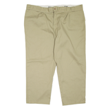 DICKIES Altered Workwear Mens Trousers Beige Relaxed Tapered W42 L25