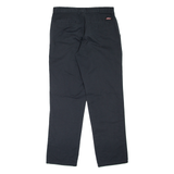 DICKIES Workwear Mens Trousers Black Regular Tapered W31 L32